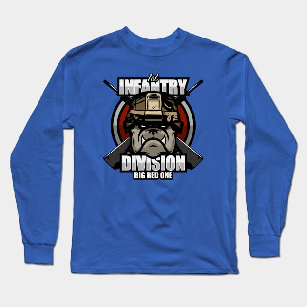 1st Infantry Division Long Sleeve T-Shirt by TCP